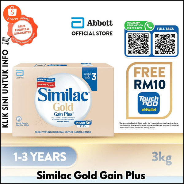 Similac Gold Gain Plus