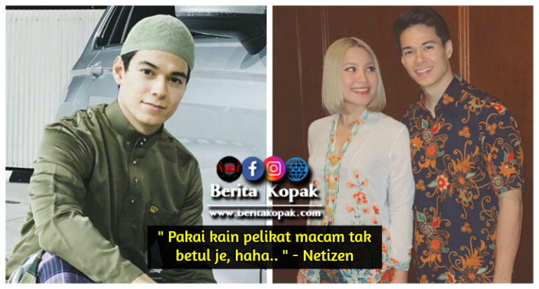 Pakai kain pelikat macam tak betul je, haha.. " - Netizen ...