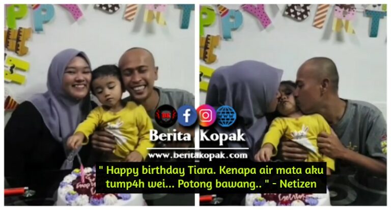 Happy birthday Tiara. Kenapa air mata aku tumpah wei ...