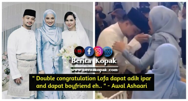 Double congratulation Lofa dapat adik ipar and dapat boyfriend eh