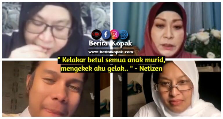 Kelakar betul semua anak murid, mengekek aku gelak.. ” - Netizen